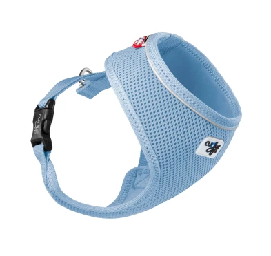 Szelki dla psa Curli Basic Air-Mesh błękitne M