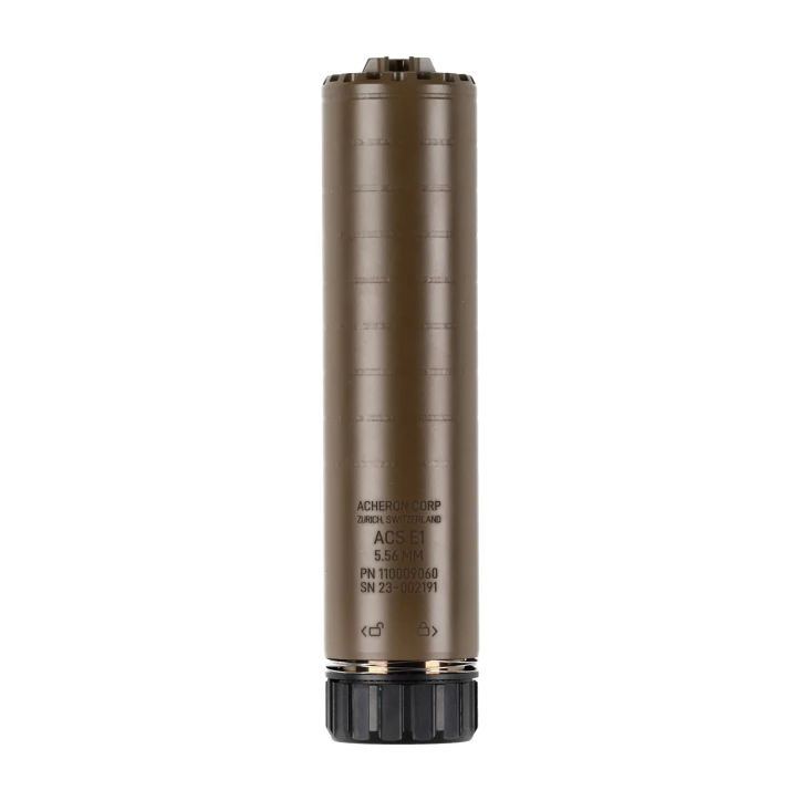 Tłumik do broni Acheron ACS E1 HexaLug 5,56 FDE