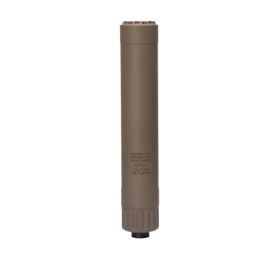 Tłumik do broni Acheron APS E2 9 mm 1/2" 28 UNEF FDE