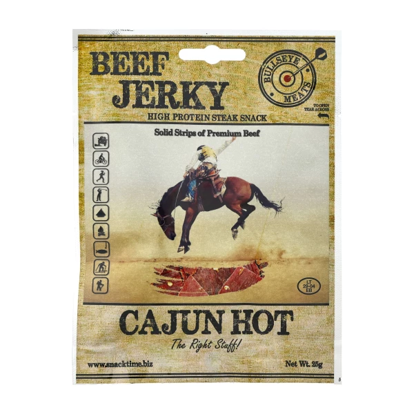 Wołowina Bullseye Meats Cajun Hot 25 g