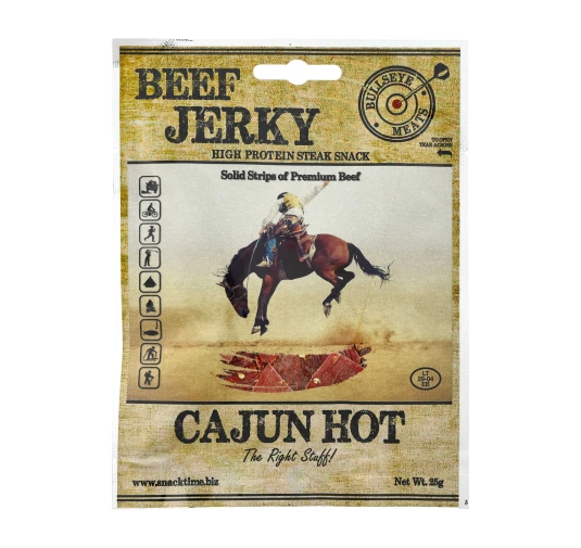 Wołowina Bullseye Meats Cajun Hot 25 g