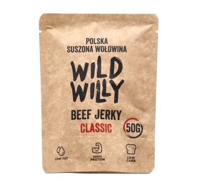 Wołowina suszona Wild Willy klasyczna 50 g