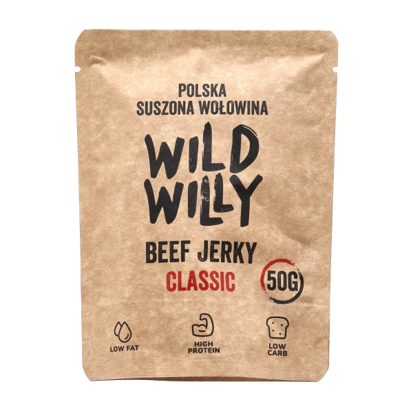 Wołowina suszona Wild Willy klasyczna 50 g