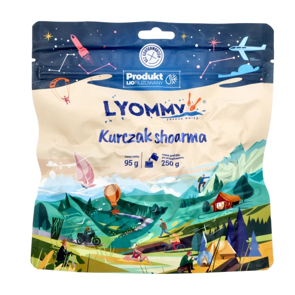 Żywność liofilizowana Lyommy Kurczak shoarma 250 g