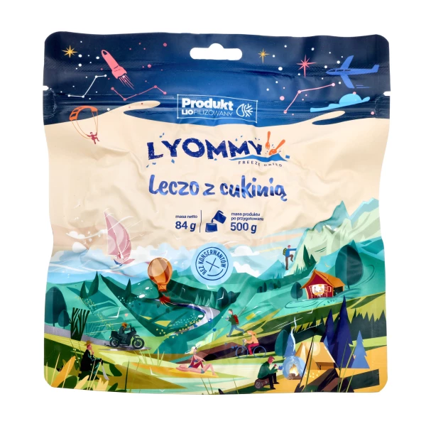 Żywność liofilizowana Lyommy Leczo z cukinią 500 g Żywność liofilizowana Lyommy Leczo z cukinią 500 g