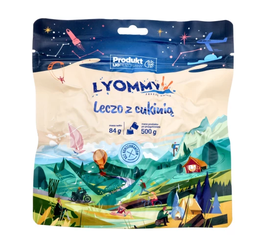 Żywność liofilizowana Lyommy Leczo z cukinią 500 g