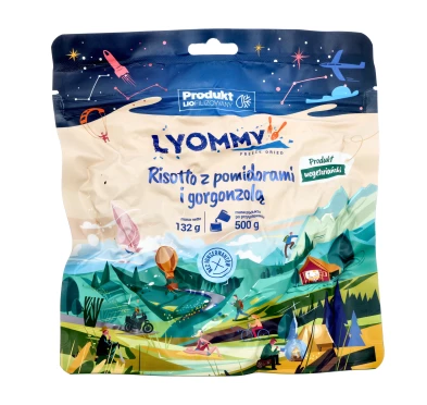 Żywność liofilizowana Lyommy Risotto z pomidorami i gorgonzolą 500 g