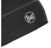Czapka unisex BUFF Merino Beanie Solid czarna