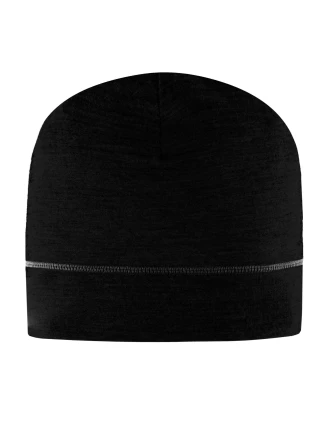 Czapka unisex BUFF Merino Beanie Solid czarna