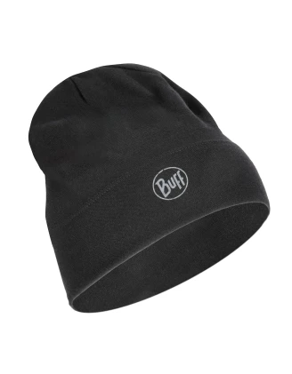 Czapka unisex BUFF Merino Midweight Hat Solid czarna