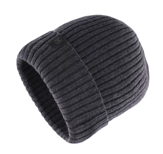 Czapka zimowa BUFF Merino Wool Hat Norval grafitowa