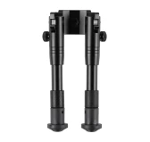 Dwójnóg UTG Shooter's SWAT Bipod Rubber Feet 6,2" - 6,7" Picatinny, czarny