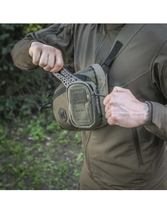 Ergonomiczna M-Tac kieszeń naramienna Elite Hex zielona