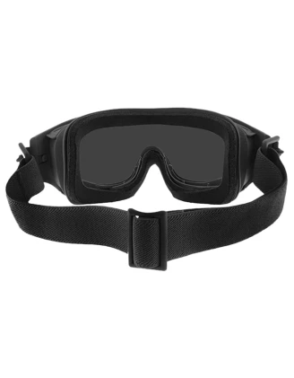 Wiley X Spear SP293DLB - Gogle 3 w 1: Dymne / Przezroczyste / Rdzawe, czarne oprawki