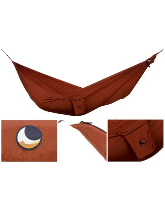 Hamak Ticket To The Moon - jednoosobowy, burgundowy