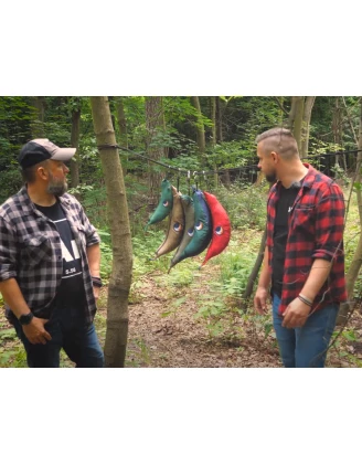 Hamak Ticket To The Moon - jednoosobowy, burgundowy