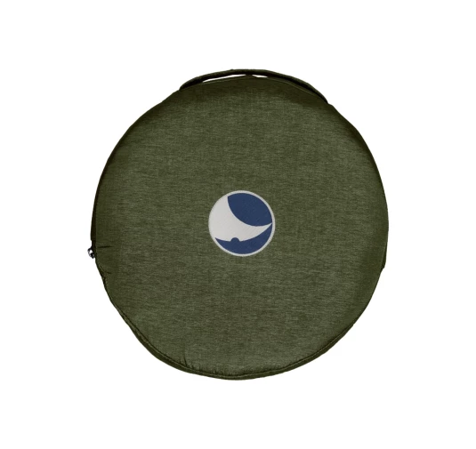 Hamak TTTM 320 x 300 cm w zestawie karabinki i linki, brązowy