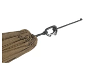 Hamak TTTM 320 x 300 cm w zestawie karabinki i linki, brązowy Hamak TTTM 320 x 300 cm w zestawie karabinki i linki, brązowy