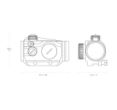 Kolimator Hawke Vantage RD 1x30 Dovetail 3 MOA dot