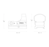 Kolimator otwarty Hawke Reflex Sight 3 MOA Wide View