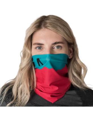 Komin Alpinus Mari różowo-turkusowe