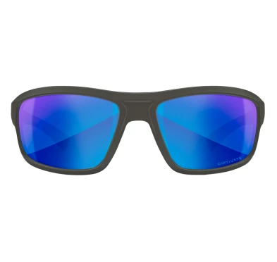 Okulary polaryzacyjne Wiley X Contend Captivate ACCNT09 blue mirror, grafitowe oprawki