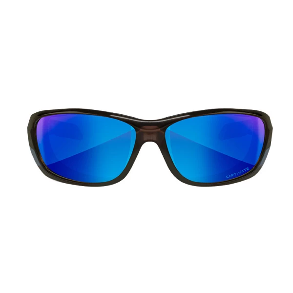 Okulary polaryzacyjne Wiley X Gravity Captivate CCGRA19 blue mirror, czarne oprawki Okulary polaryzacyjne Wiley X Gravity Captivate CCGRA19 blue mirror, czarne oprawki
