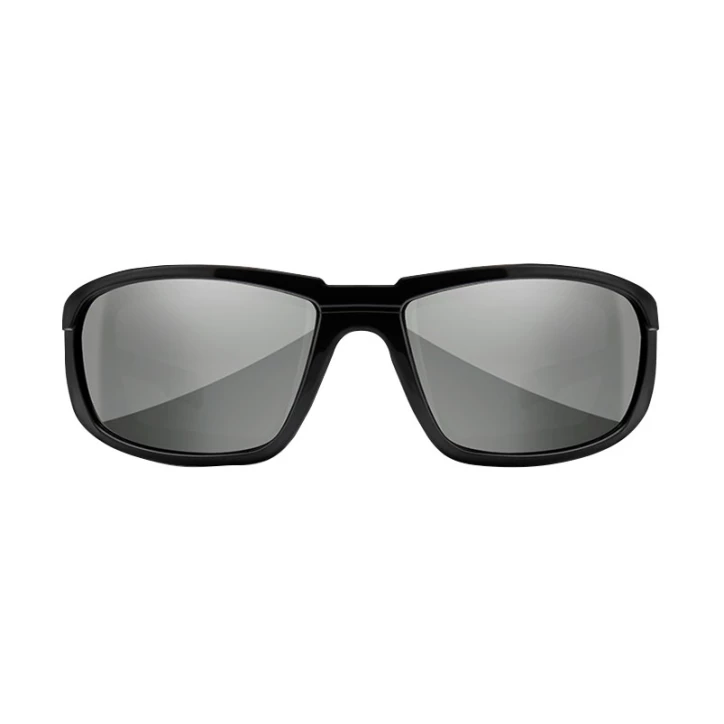 Okulary taktyczne Wiley X Boss CCBOS06 grey silver flash, czarne oprawki