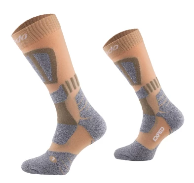 Skarpety Comodo Trekking STT beżowe 43-46