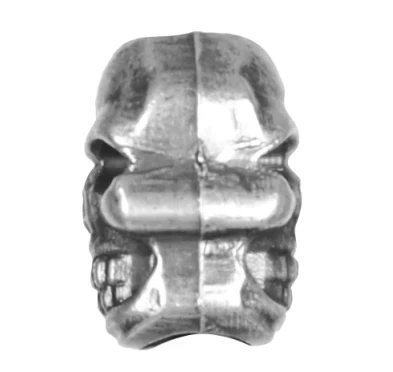 Koralik M-Tac Skull Stopper kolor srebrny