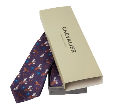 Krawat Chevalier Spaniel Silk Tie