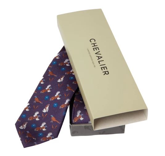 Krawat Chevalier Spaniel Silk Tie