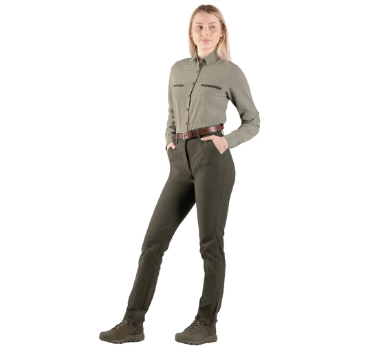 Spodnie damskie Tagart Falcon zielone M