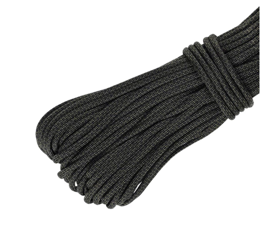 Linka Paracord EDCX 550 Type III 30 m black army green snake