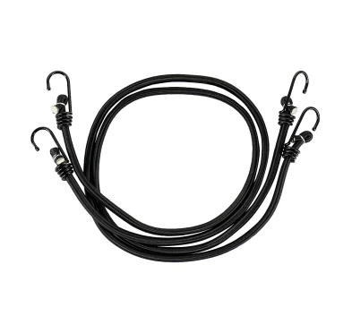 Sznur M-Tac Elastyczny Z Haczykami Black (2 szt.)