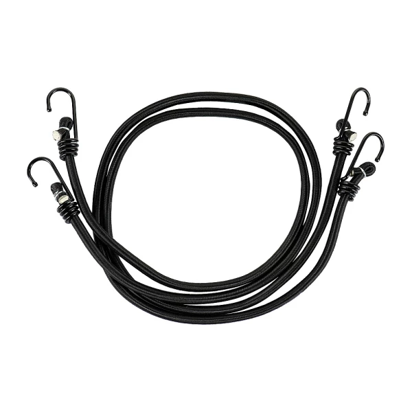Sznur M-Tac Elastyczny Z Haczykami Black (2 szt.) Sznur M-Tac Elastyczny Z Haczykami Black (2 szt.)