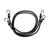 Sznur M-Tac Elastyczny Z Haczykami Black (2 szt.) Sznur M-Tac Elastyczny Z Haczykami Black (2 szt.)