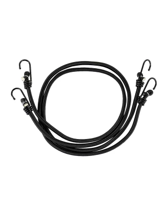 Sznur M-Tac Elastyczny Z Haczykami Black (2 szt.)