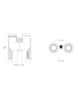 Lornetka Hawke Frontier ED X 8x42 szara