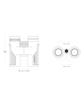 Lornetka Hawke Frontier HD X 8x32 szara