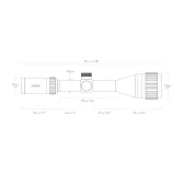 Luneta celownicza Hawke Vantage 1" 3-9x50 AO IR Mil Dot