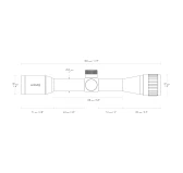 Luneta celownicza Hawke Vantage 1" 4x32 AO Mil Dot
