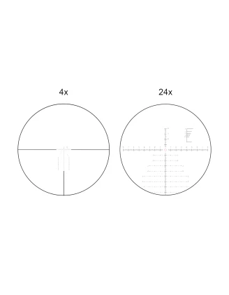 Luneta celownicza Vector Optics Continental x6 4-24 FFP Ranging 56 mm czarny SCFF-40
