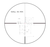 Luneta celownicza Vector Optics Continental x8 3-24 SFP ED 56 mm czarna SCOL-50
