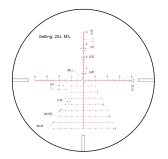 Luneta celownicza Vector Optics Continental x8 4-32 SFP ED Zero Stop 56 mm czarna SCOL-T51
