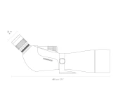 Luneta obserwacyjna Hawke Endurance ED 25-75x85 kątowa