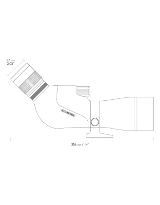 Luneta obserwacyjna Hawke Nature Trek 16-48x65 kątowa
