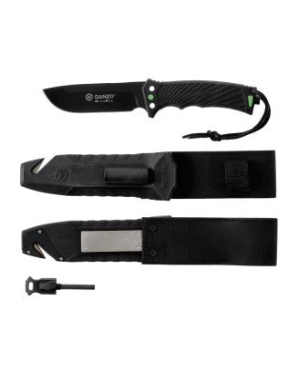 Nożyk outdoorowy Ganzo G8012V2-BK - idealny ostry przyjaciel!