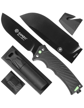 Nożyk outdoorowy Ganzo G8012V2-BK - idealny ostry przyjaciel!