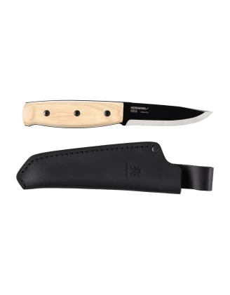 Nóż Morakniv Finn BlackBlade - Elegancki dębowy uchwyt!